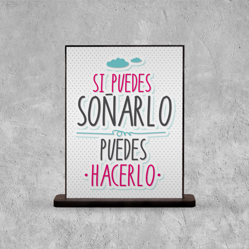DECO POSTER SI PUEDES SOÑARLO