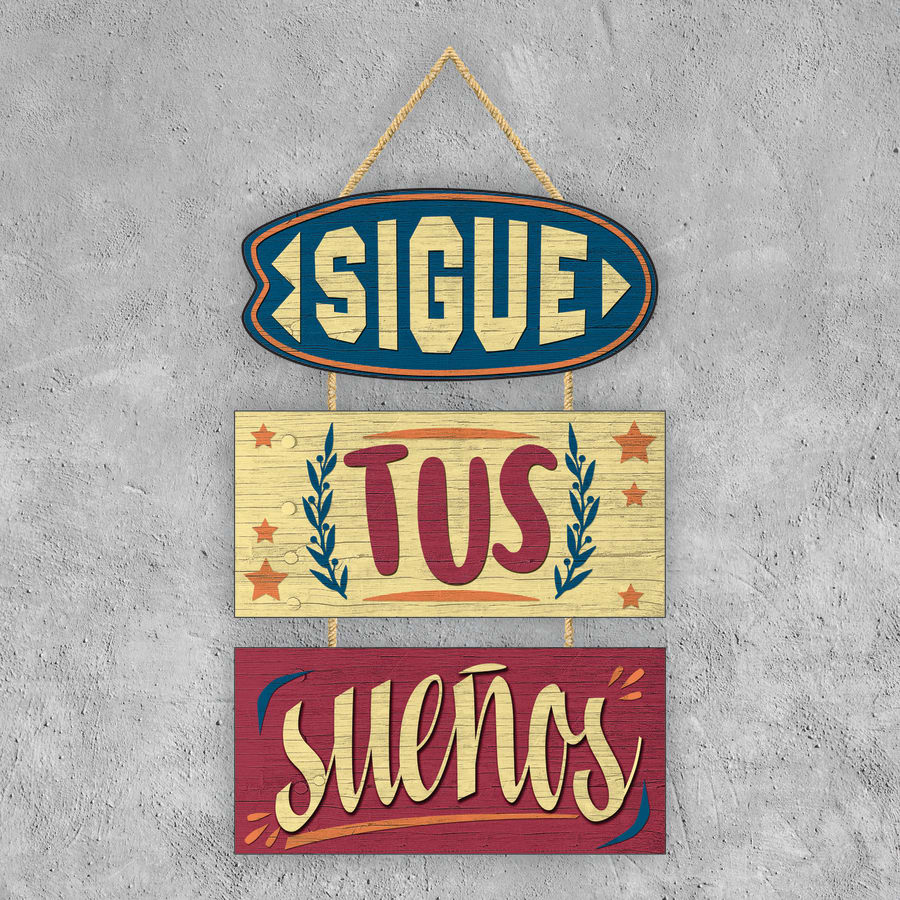 DECO PUERTA SIGUE TUS SUEÑOS