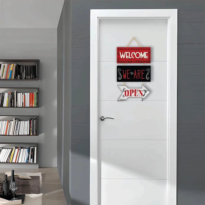 DECO PUERTA WELCOME