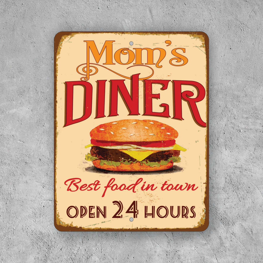 PLACA BURGER DINER