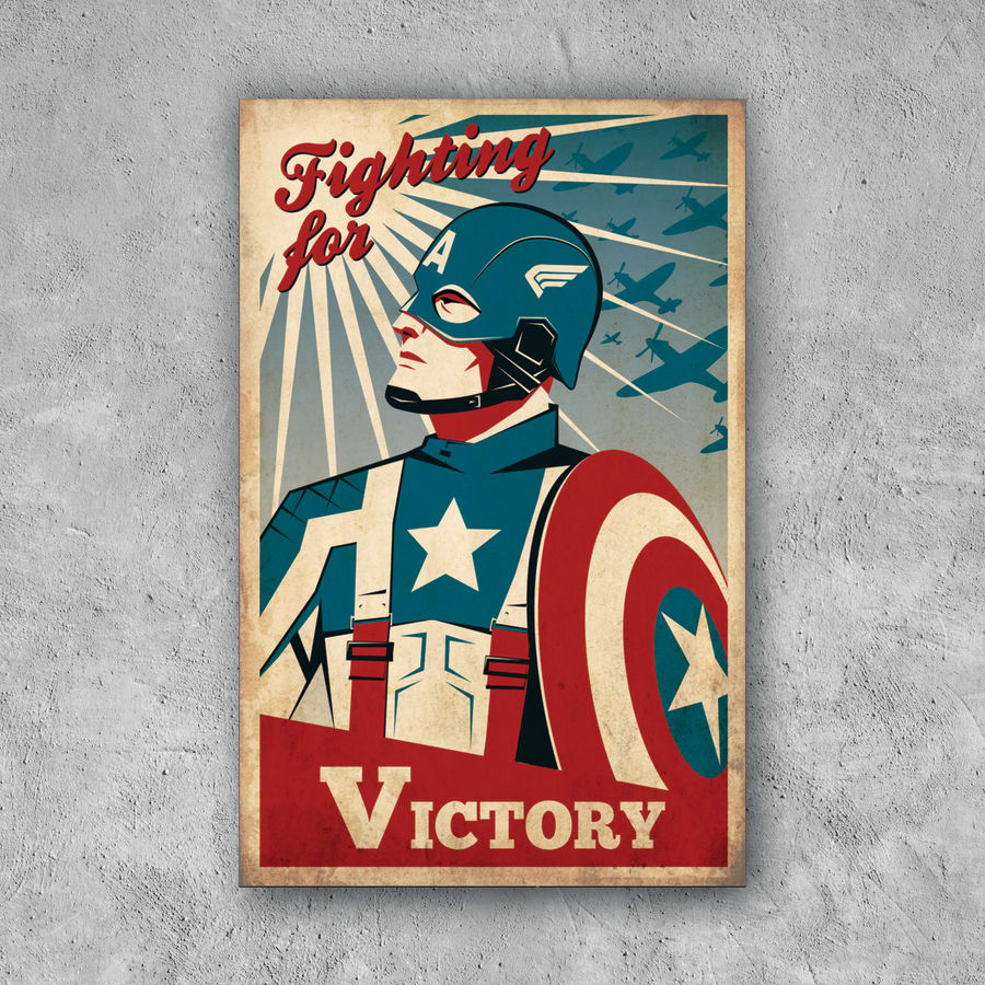 POSTER CAPITAN AMERICA