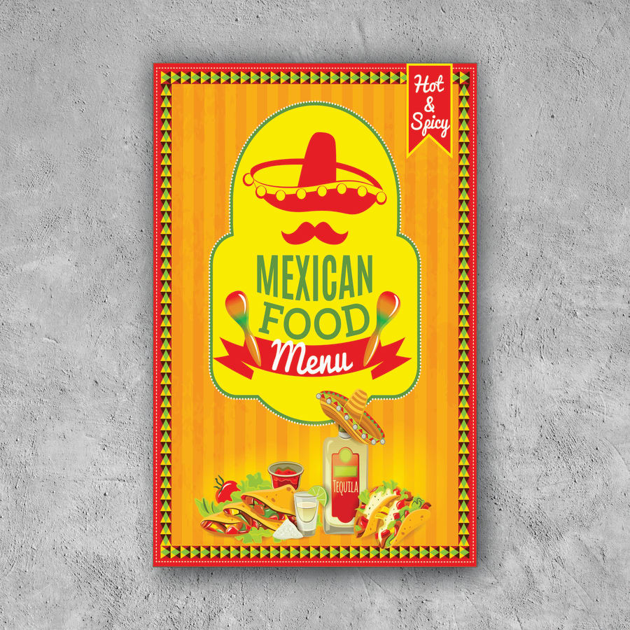 POSTER MEXICAN FOOD