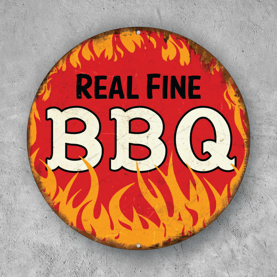 PLACA CIRCULAR BBQ