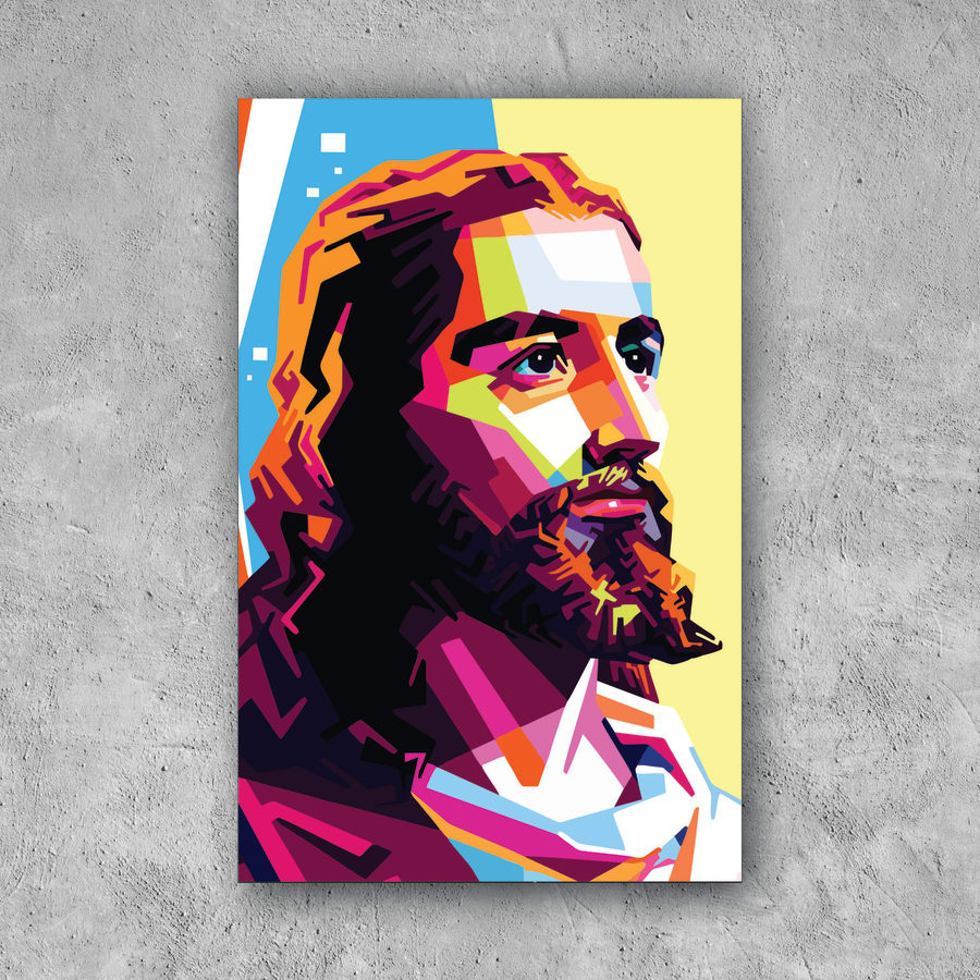 POSTER JESUS ART POP