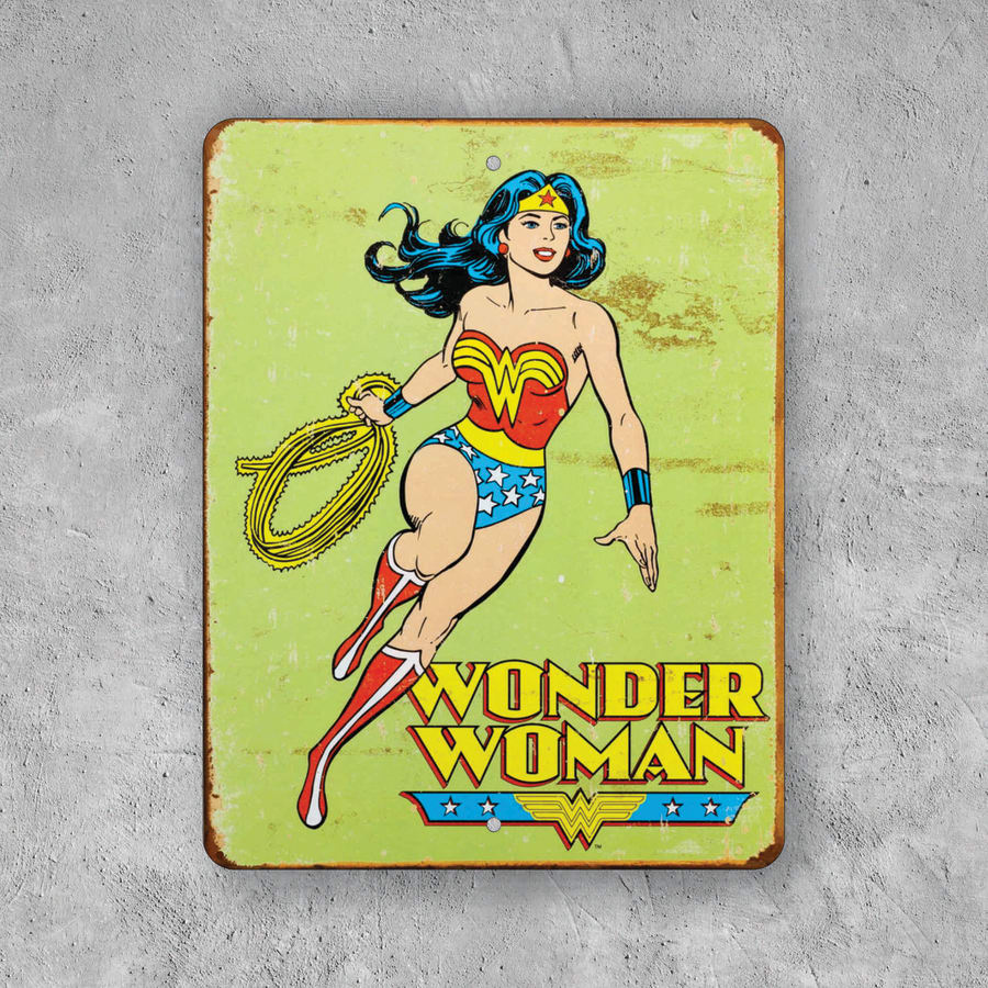 PLACA WONDER WOMAN DC COMICS