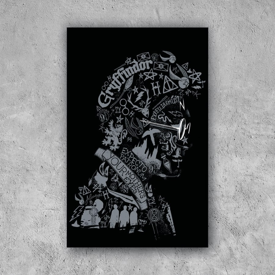 POSTER HARRY POTTER CALIGRAMA