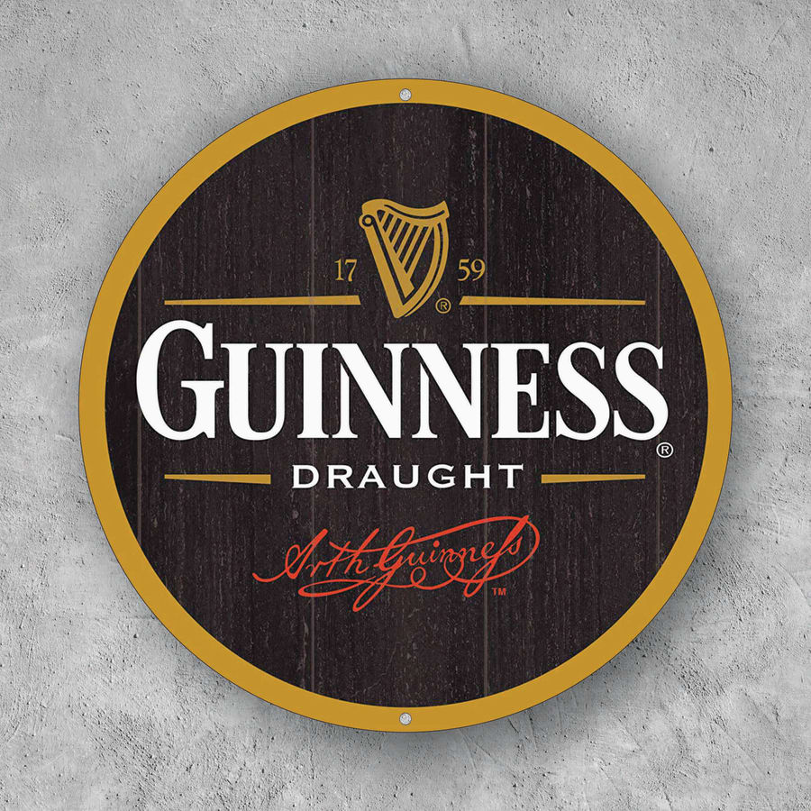 PLACA CIRCULAR GUINNESS