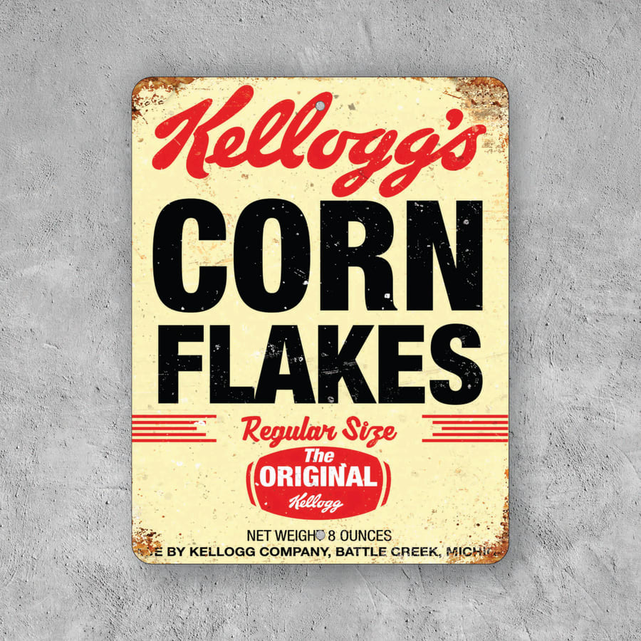 PLACA KELLOGG S CORN FLAKES