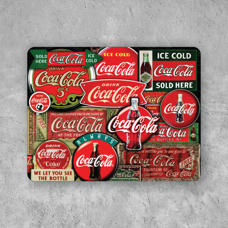 PLACA COCA-COLA COLLAGE