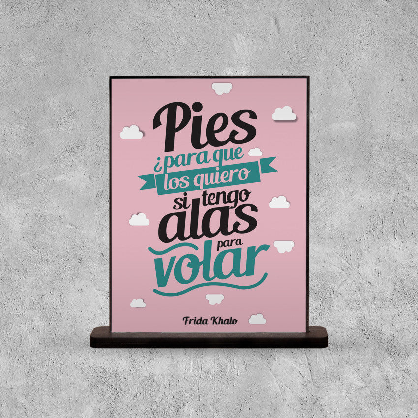 DECO POSTER PIES PARA QUE