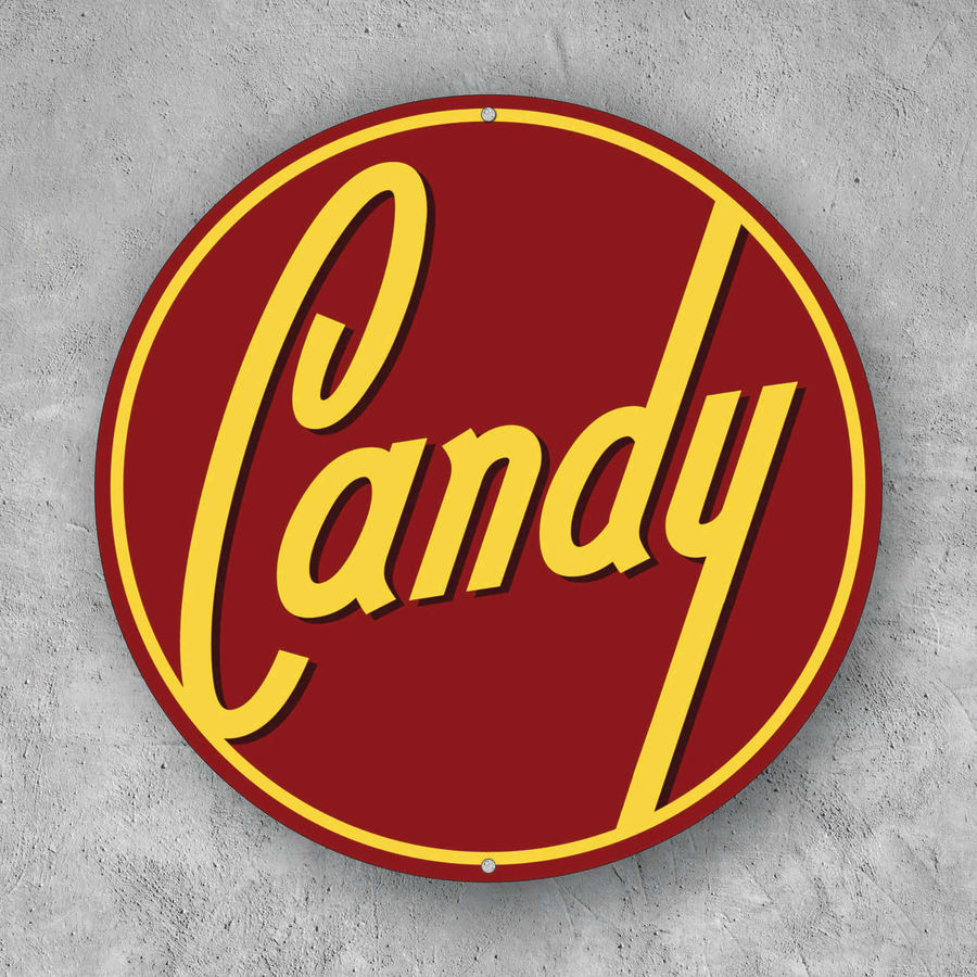 PLACA CIRCULAR CANDY
