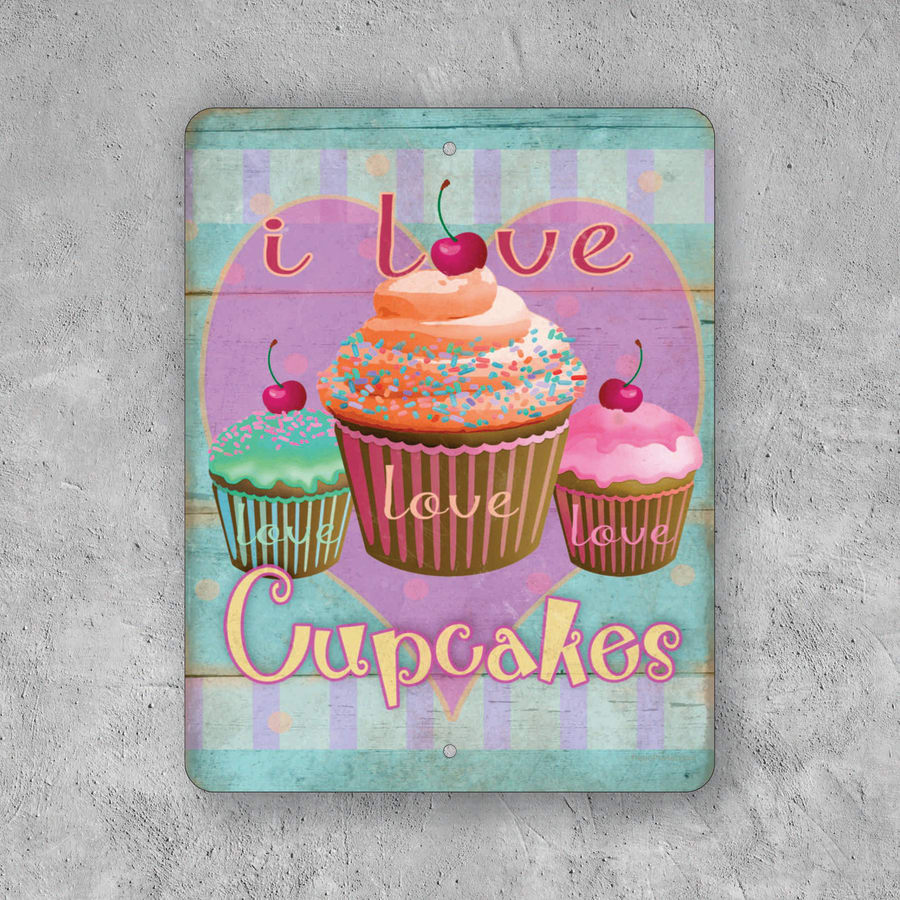 PLACA LOVE CUPCAKES