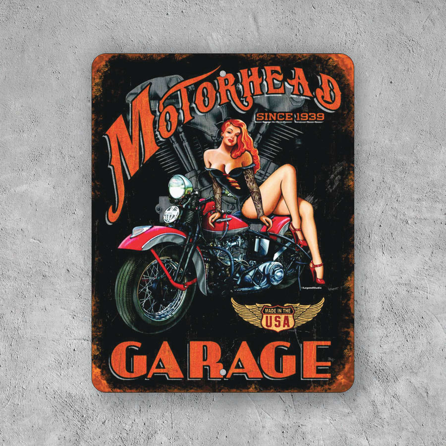 PLACA MOTORHEAD GARAGE