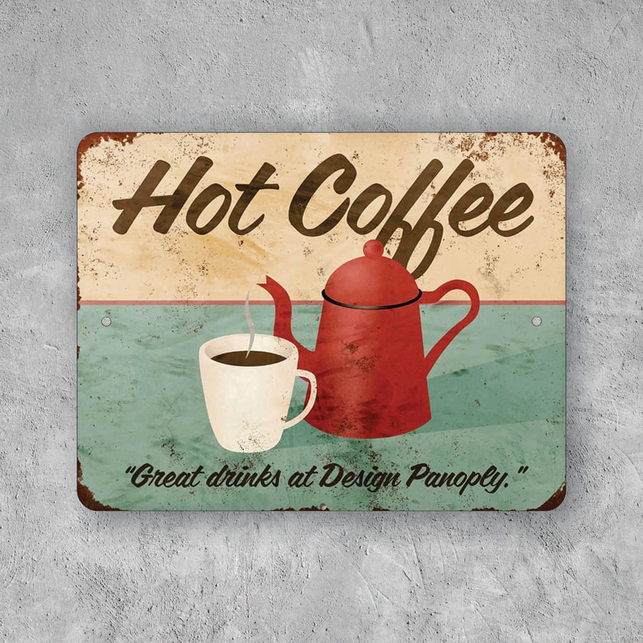 PLACA HOT COFFEE