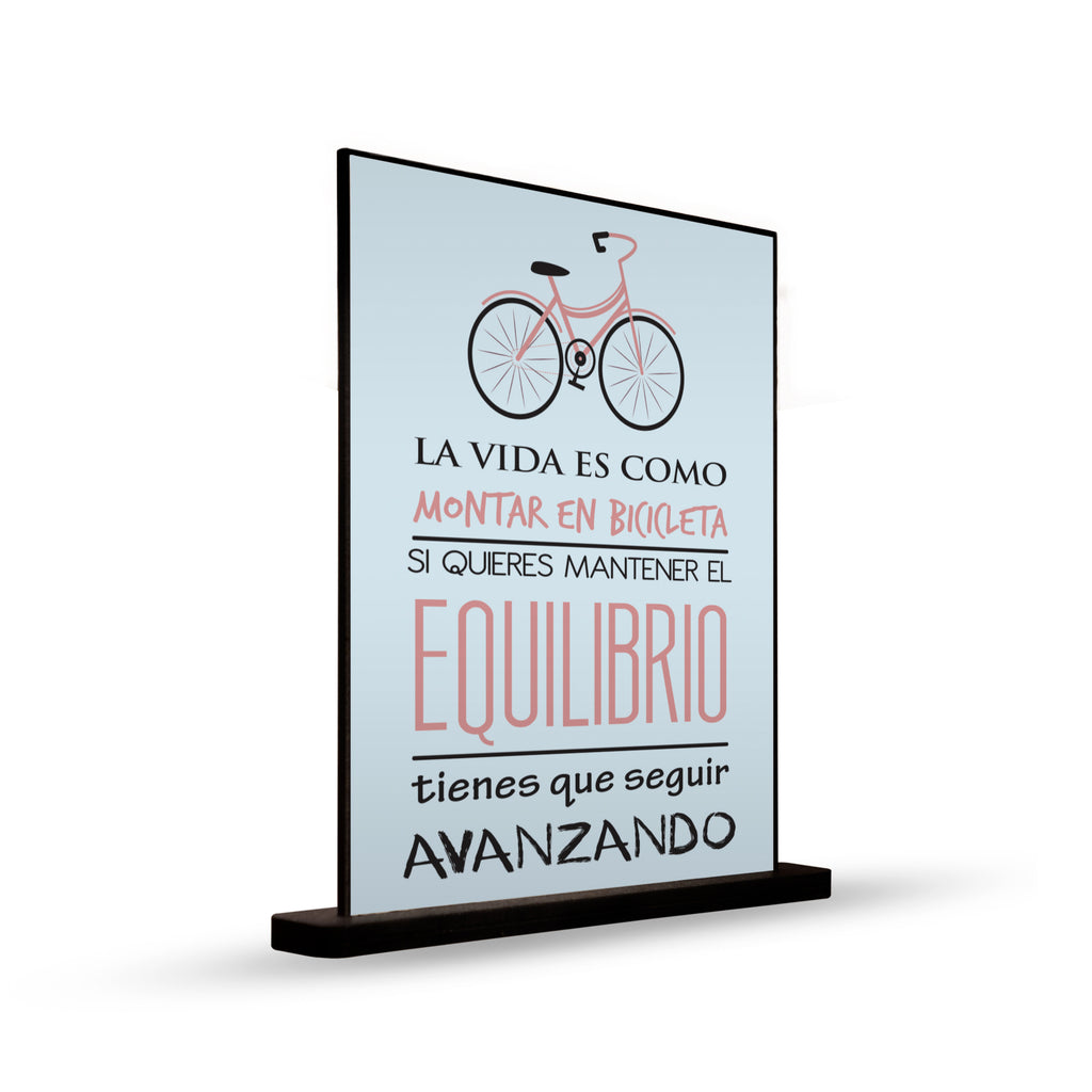 DECO POSTER LA VIDA ES COMO