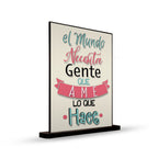 DECO POSTER EL MUNDO NECESITA