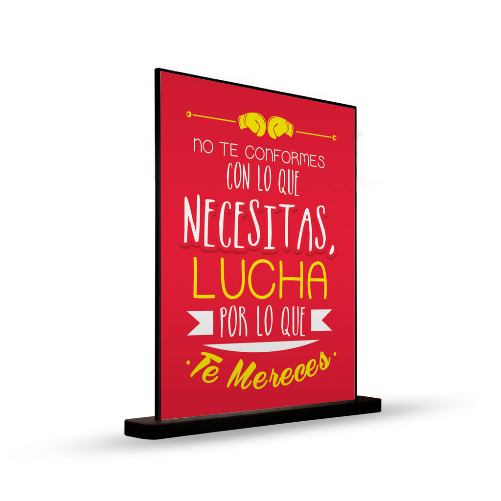 DECO POSTER NO TE CONFORMES