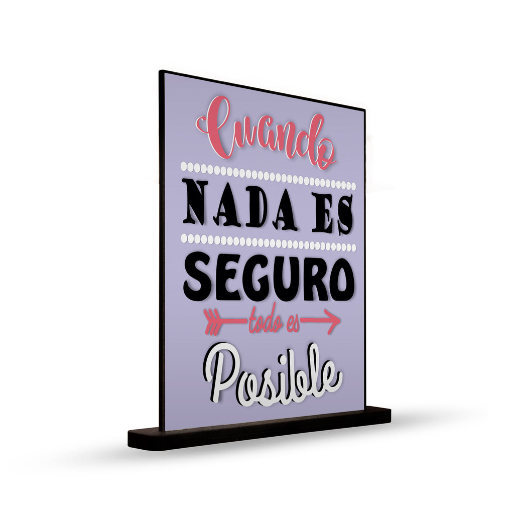 DECO POSTER CUANDO NADA
