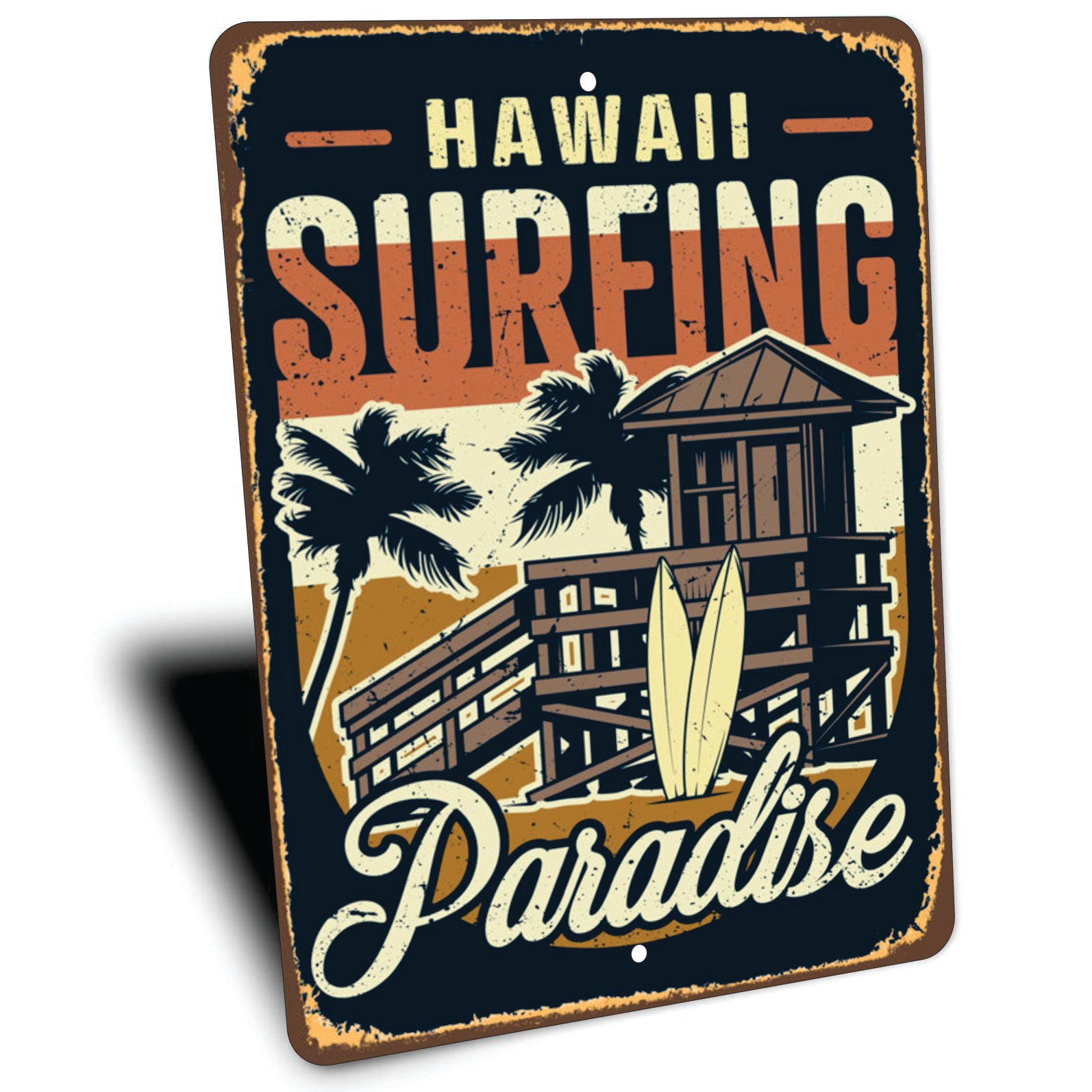 PLACA HAWAII SURFING