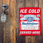 PLACA CERVEZA BUDWEISER