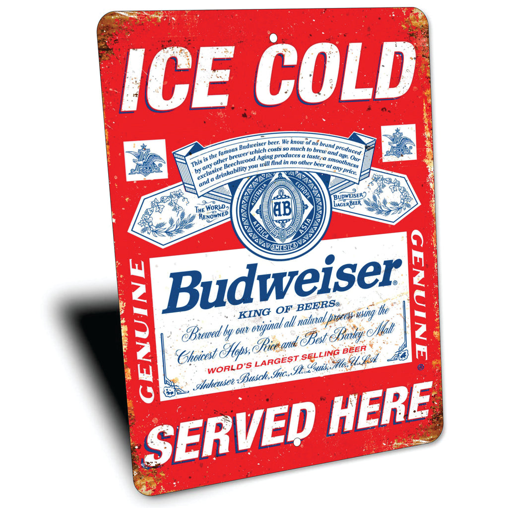 PLACA CERVEZA BUDWEISER