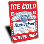 PLACA CERVEZA BUDWEISER
