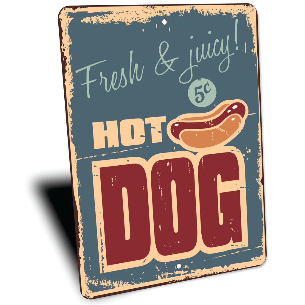 PLACA HOT DOG