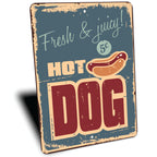 PLACA HOT DOG