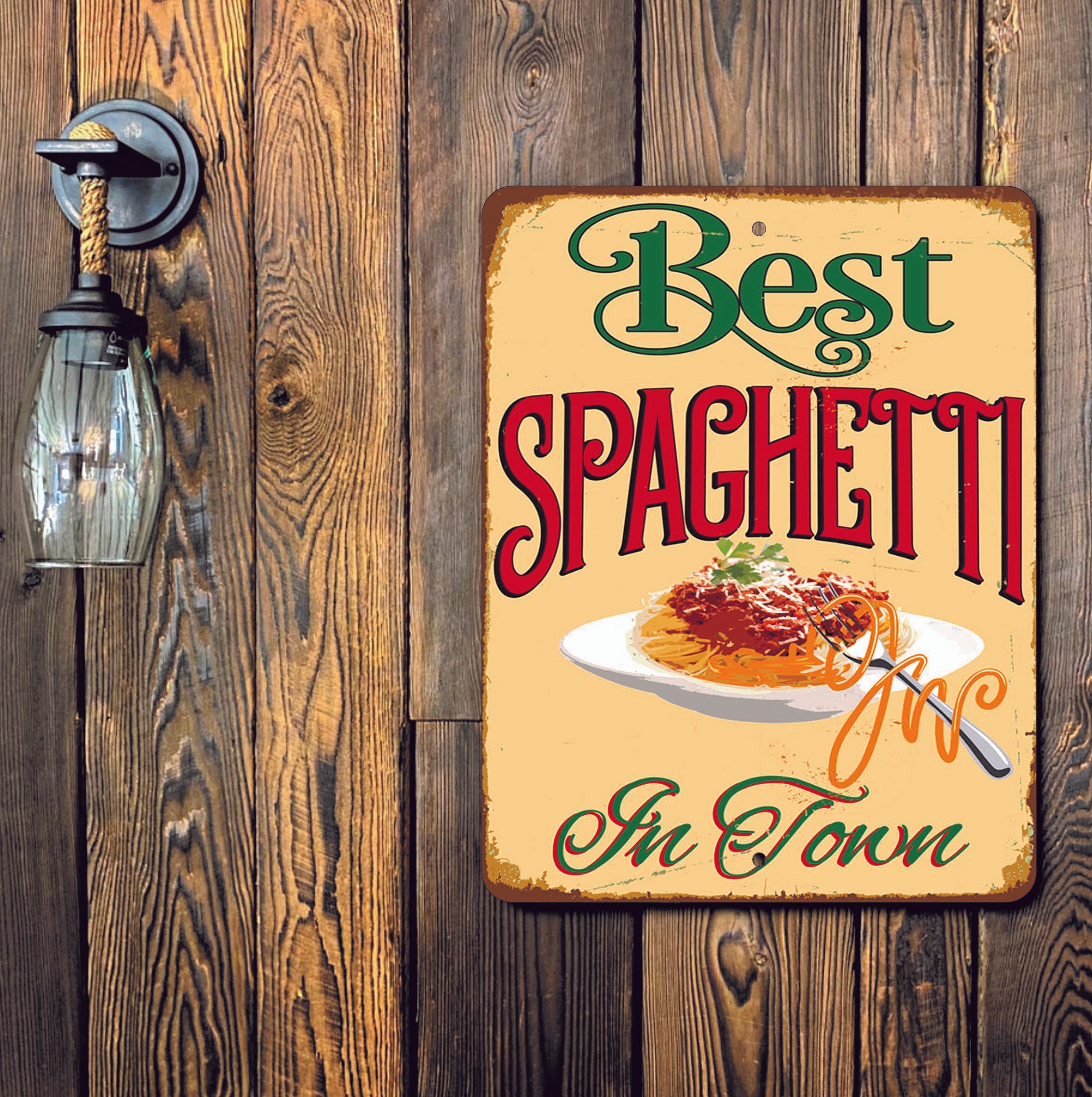 PLACA BEST SPAGHETTI