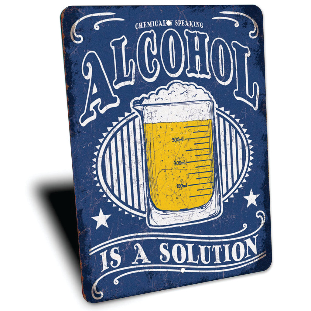 PLACA ALCOHOL IS A SOLUTION