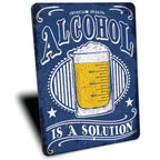 PLACA ALCOHOL IS A SOLUTION