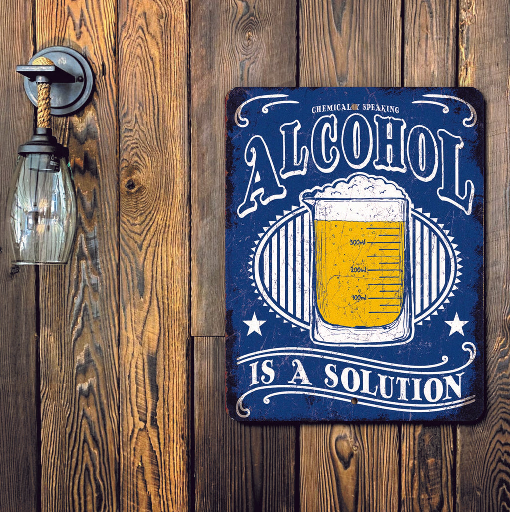 PLACA ALCOHOL IS A SOLUTION