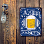 PLACA ALCOHOL IS A SOLUTION