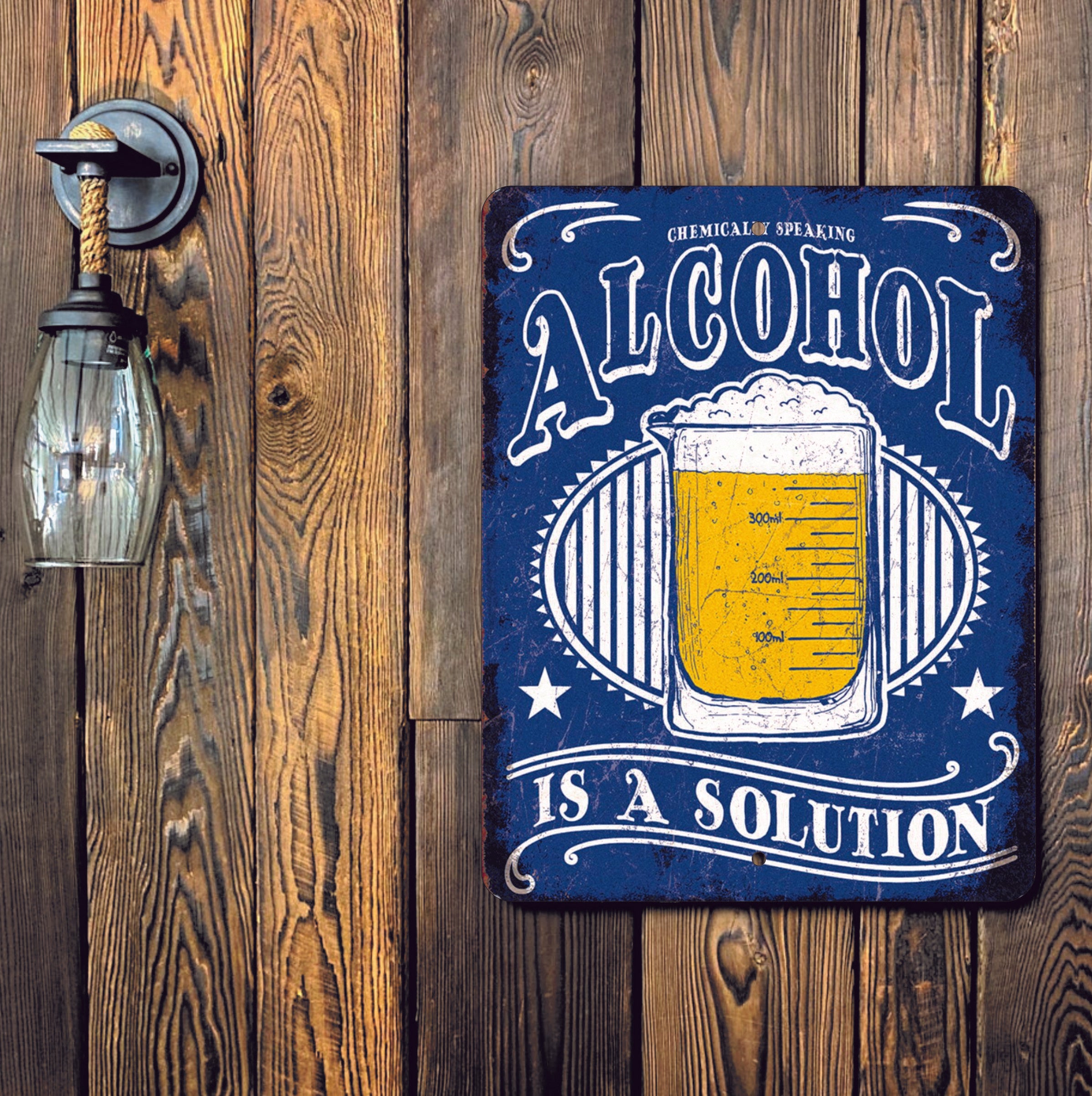 PLACA ALCOHOL IS A SOLUTION