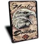 PLACA HARLEY-DAVIDSON AGUILA