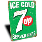 PLACA 7UP ICE COLD