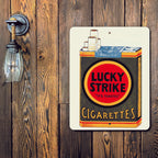 PLACA LUCKY STRIKE CIGARRILLOS