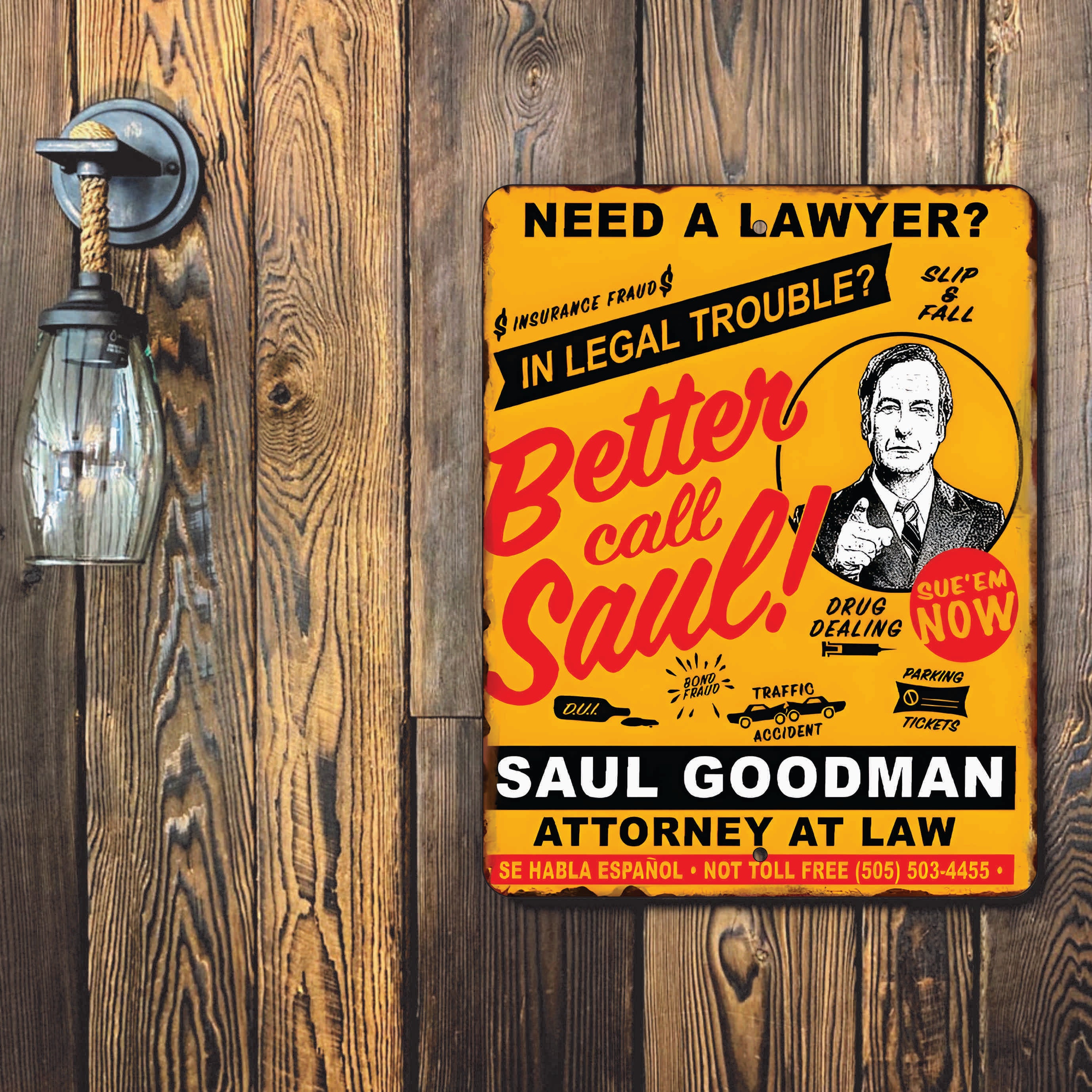PLACA BETTER CALL SAUL