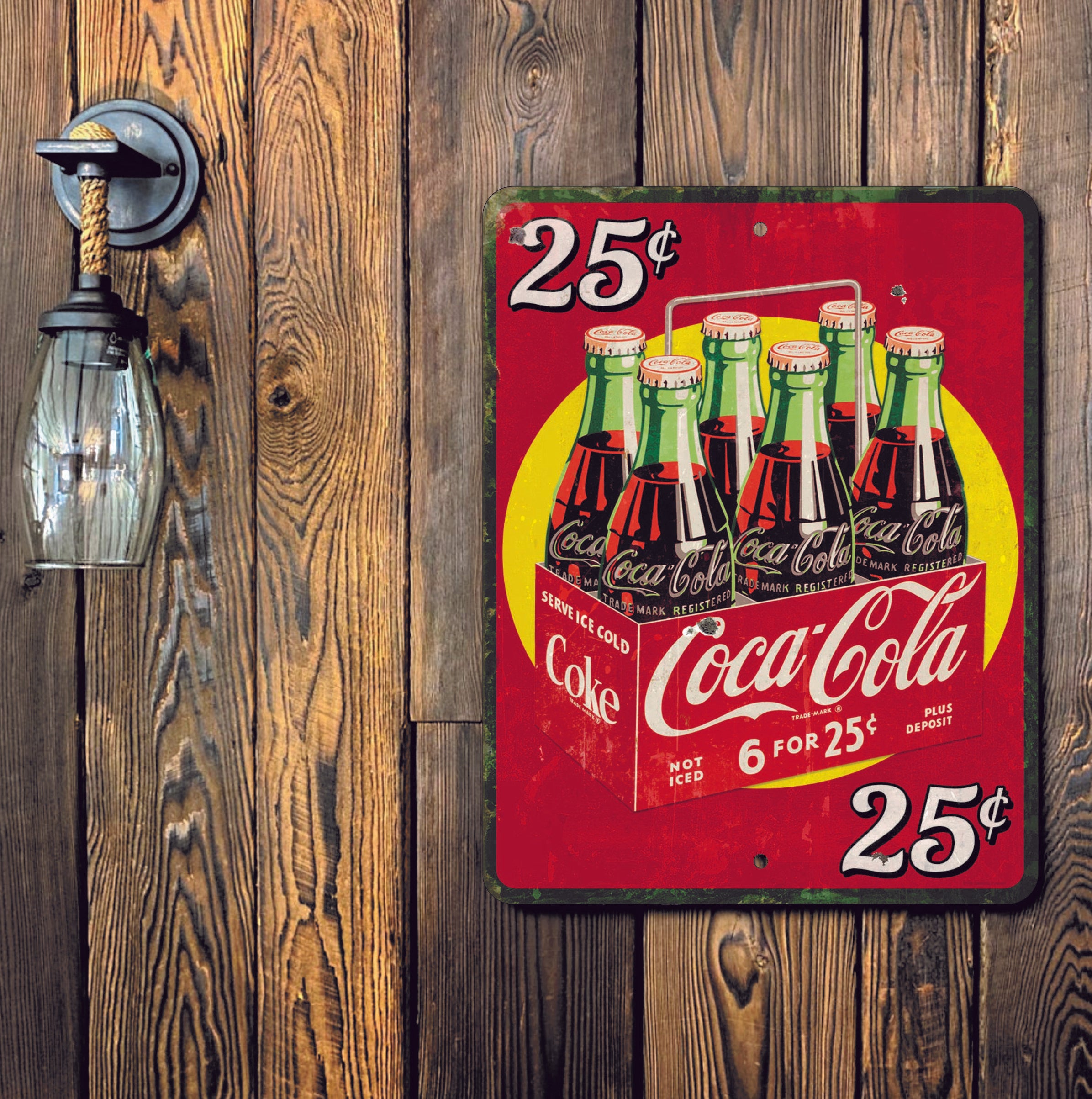 PLACA COKE 25 CENT