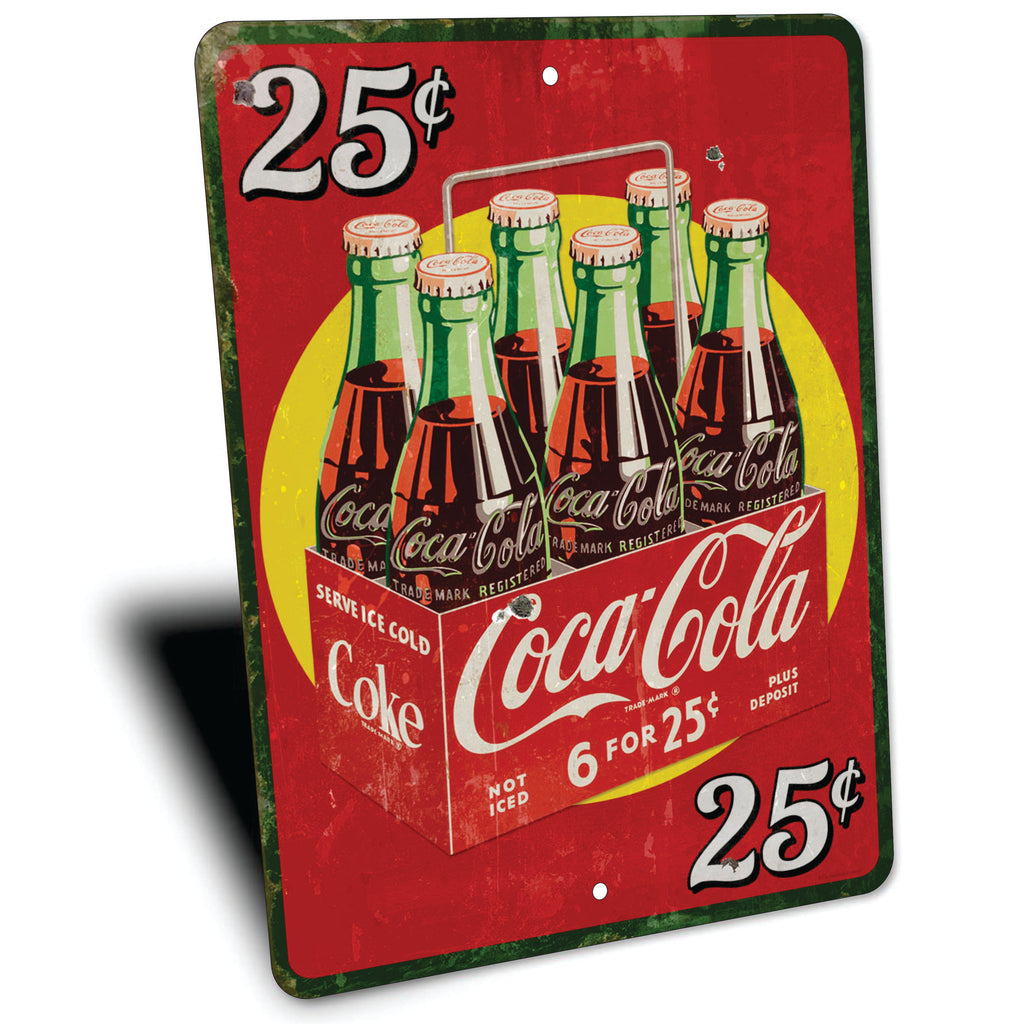 PLACA COKE 25 CENT