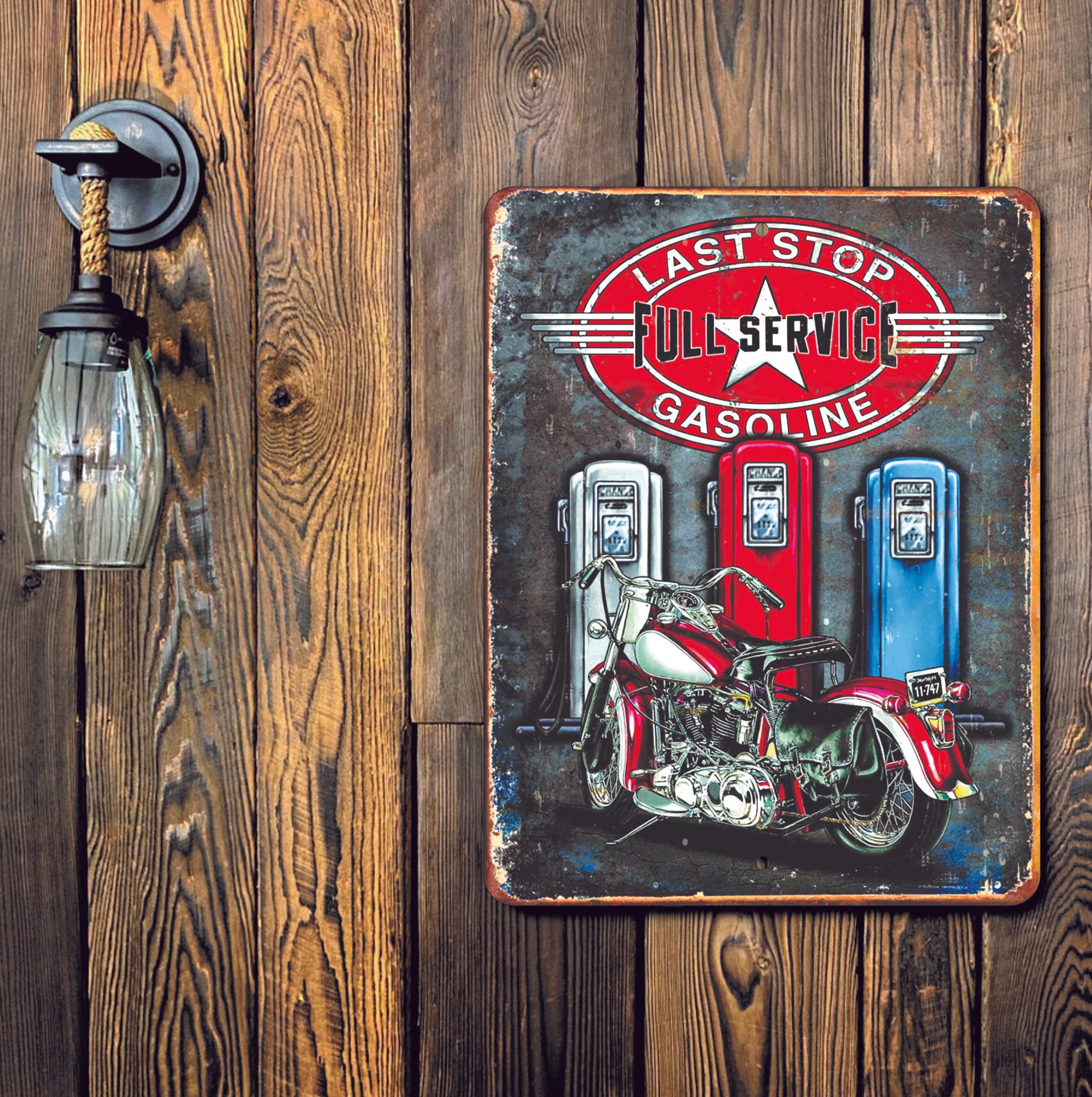 PLACA FULL SERVICE GASOLINE