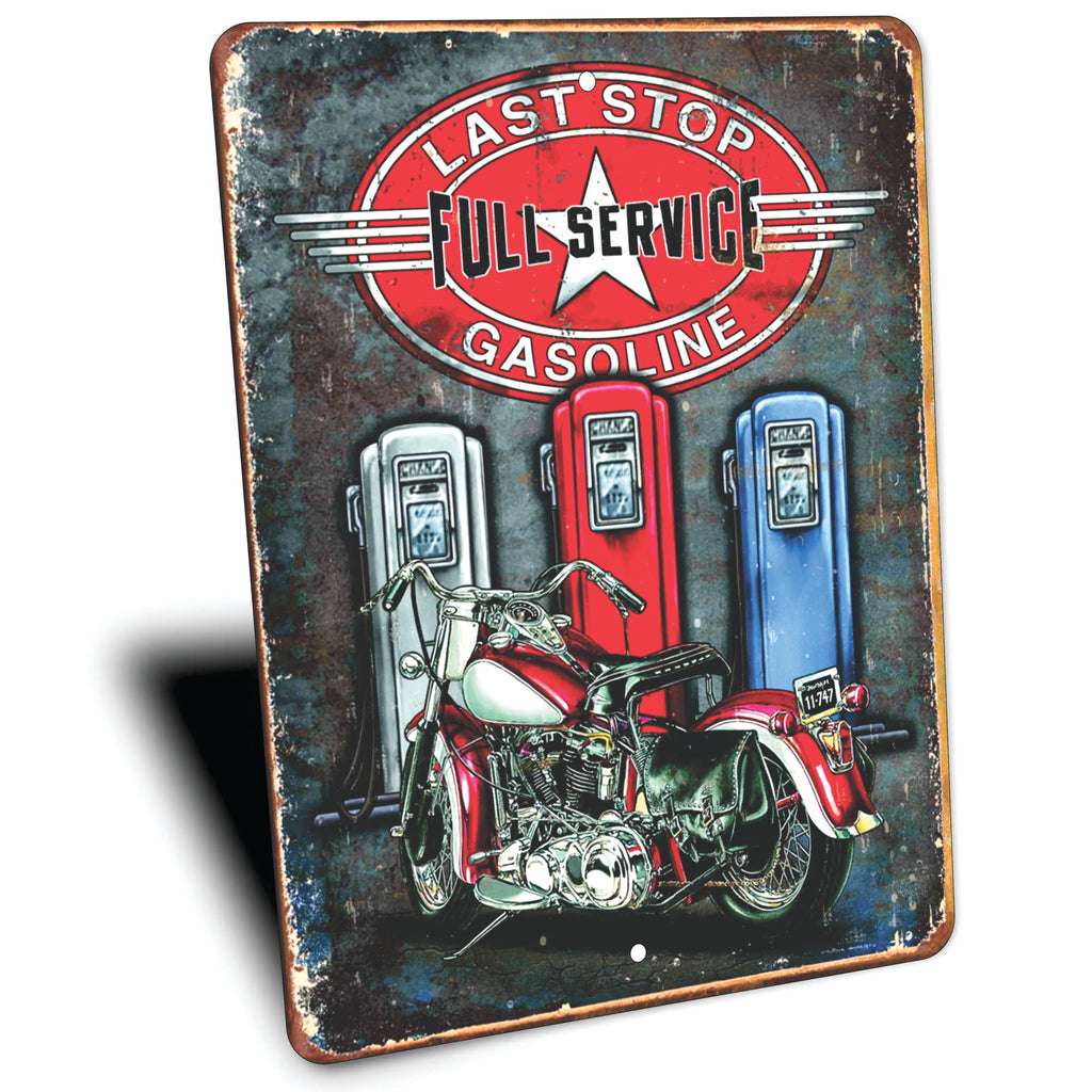 PLACA FULL SERVICE GASOLINE