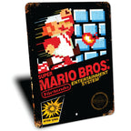 PLACA SUPER MARIO BROS