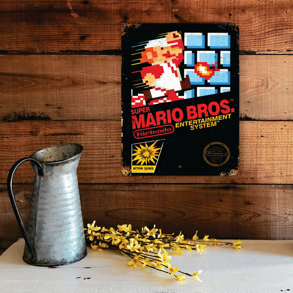 PLACA SUPER MARIO BROS