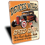 PLACA HOT ROD SPEED