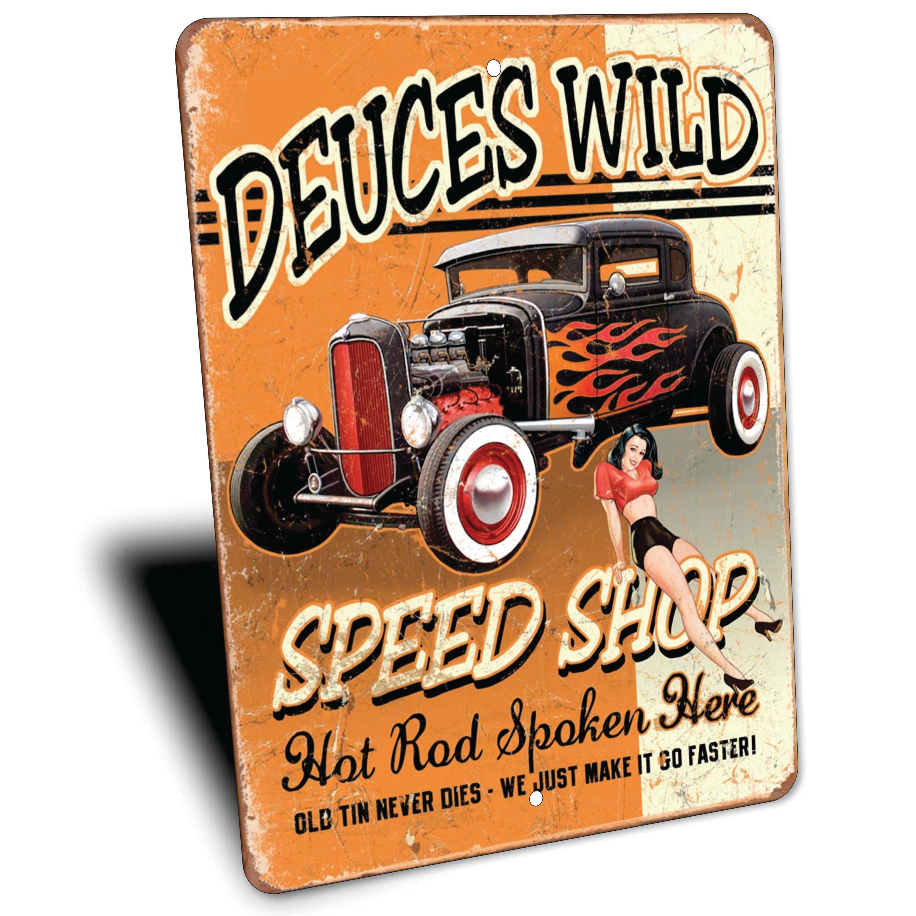 PLACA HOT ROD SPEED