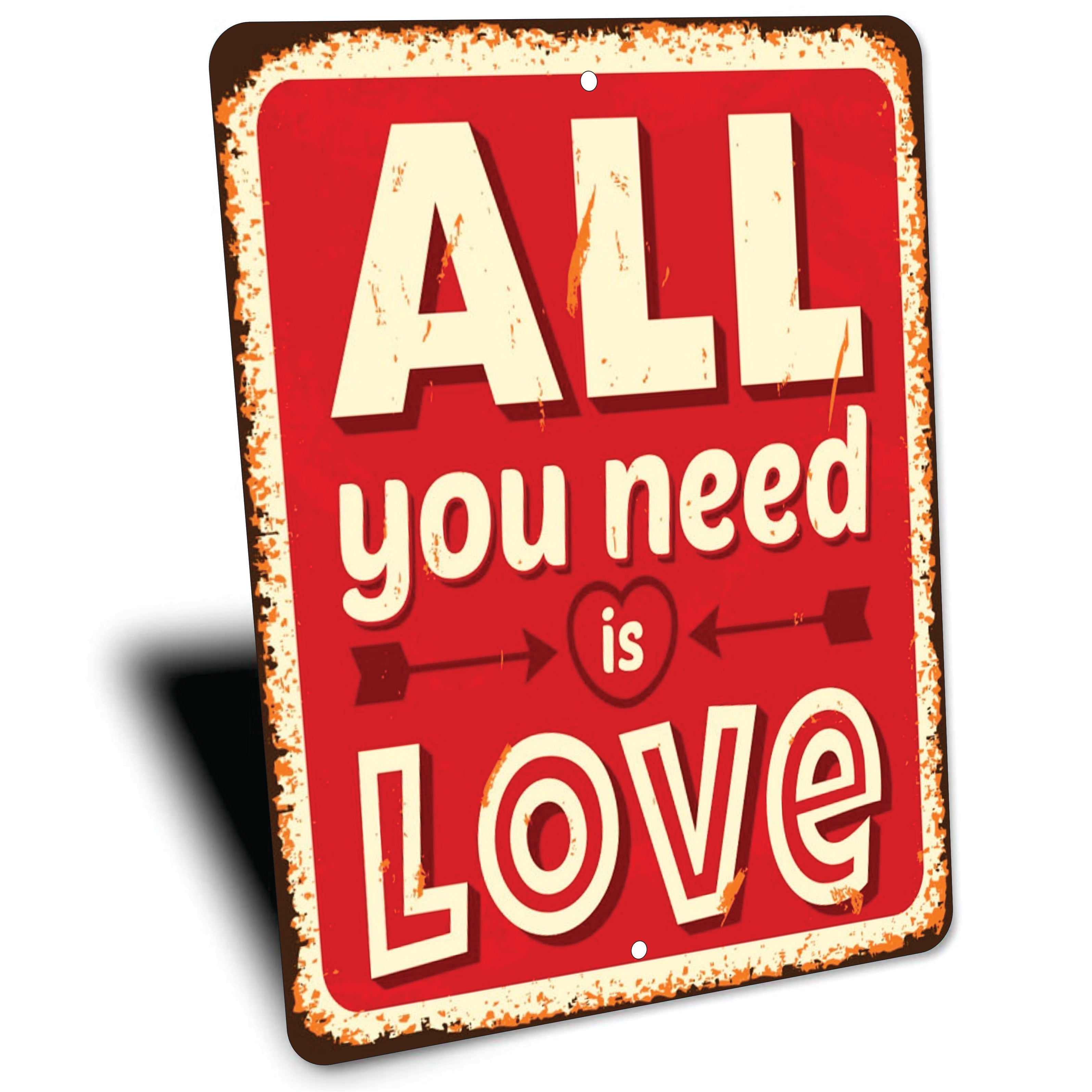 PLACA ALL YOU NEED IS LOVE