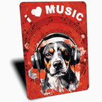 PLACA I LOVE MUSIC