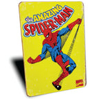 PLACA AMAZING SPIDERMAN MARVEL COMICS