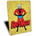 PLACA ANT-MAN MARVEL COMICS